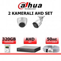 Dahua 2mp 2 Kameralı Ahd Kamera Seti